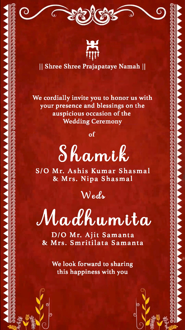 Digital Wedding Invitations